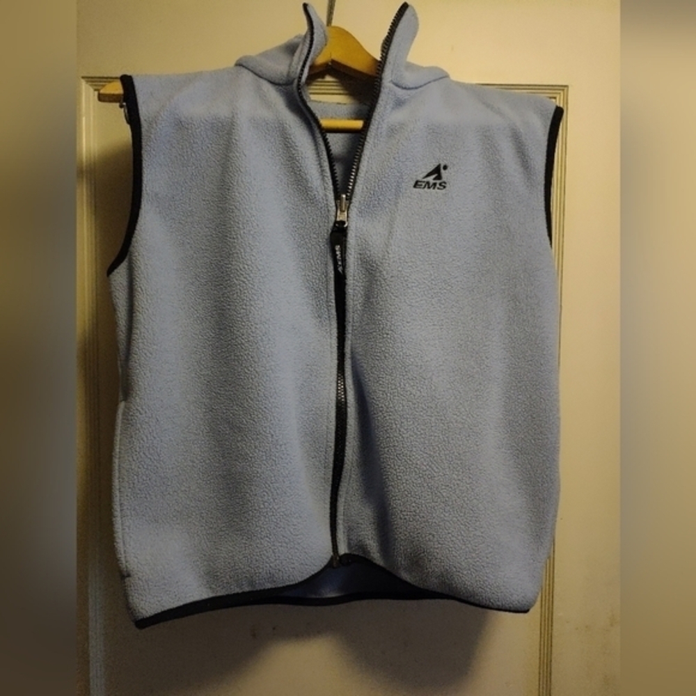 Light blue eastern‎ mountain sports polar fleece vest sz. small